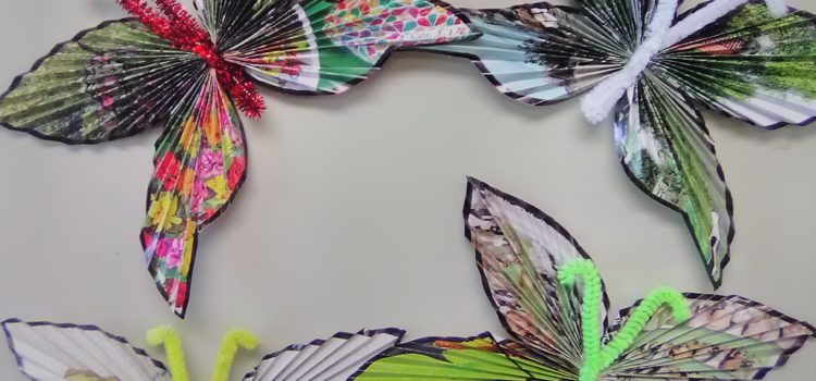 Paper Folding Class – Butterflies